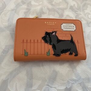 Radley London & Friends Leather Wallet in Sunset Colour